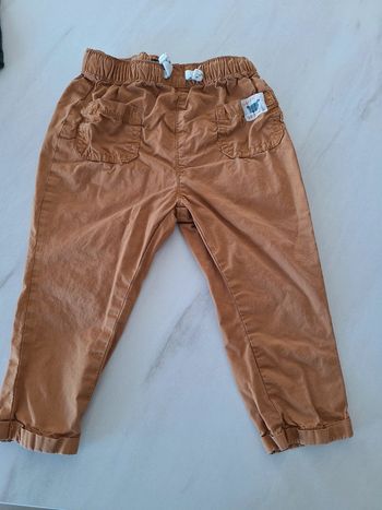 Pantalon camel Kiabi mixte – Bébé 24 mois (86 cm)