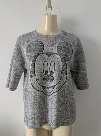 T-shirt gris manches 3/4- Zara Disney - taille M