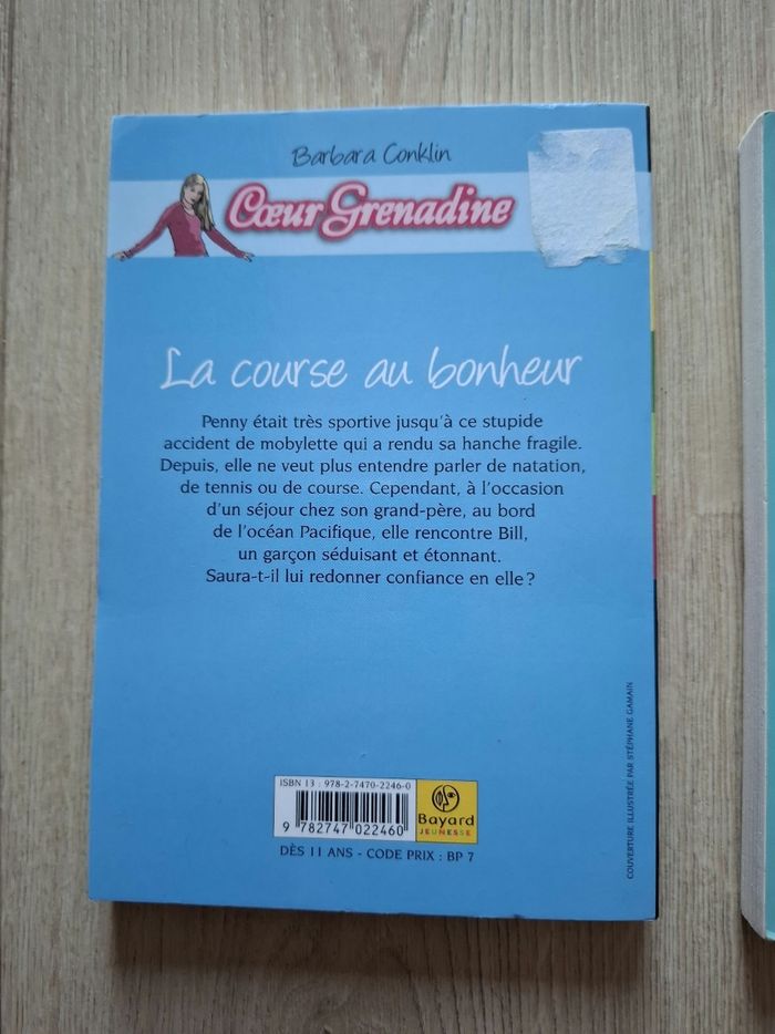 Lot de 2 livres collection Cœur Grenadine en très bon état - photo numéro 2