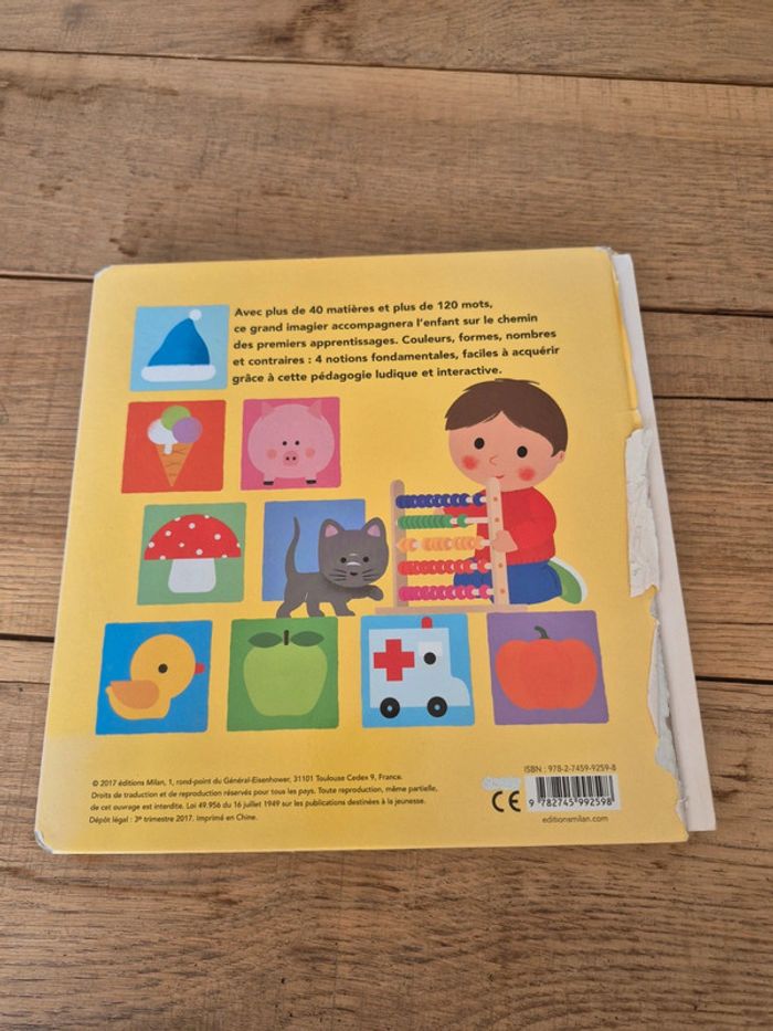 Lot de 2 – Mon grand imagier à toucher – Milan - photo numéro 8