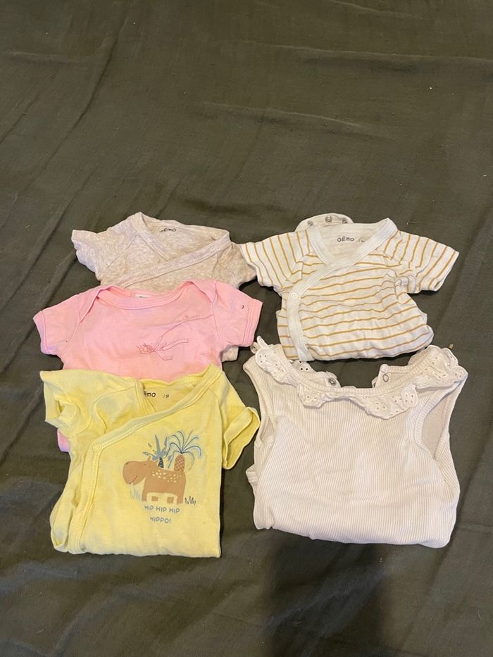 Bodies manche courte 3 mois