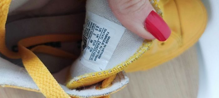 Converse All Star Chuck Taylor jaune pvc  taille 34 - photo numéro 5