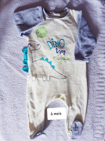 Pyjama velour pat et ripaton 6 mois