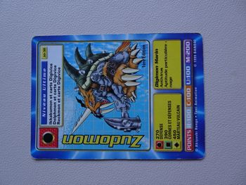 Carte digimon zudomon