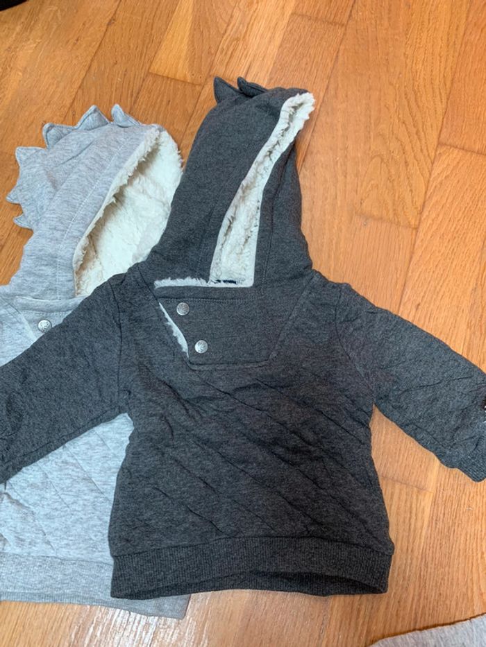 Lot 3 sweats molletonné 3 mois kiabi - photo numéro 4