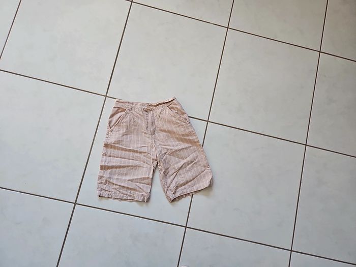 Bermuda garçon lin 6 ans vet2