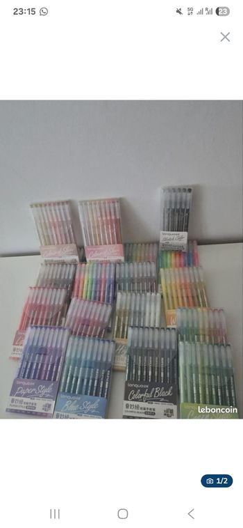 162 stylos gel.marque languo neuf jamais utilisé