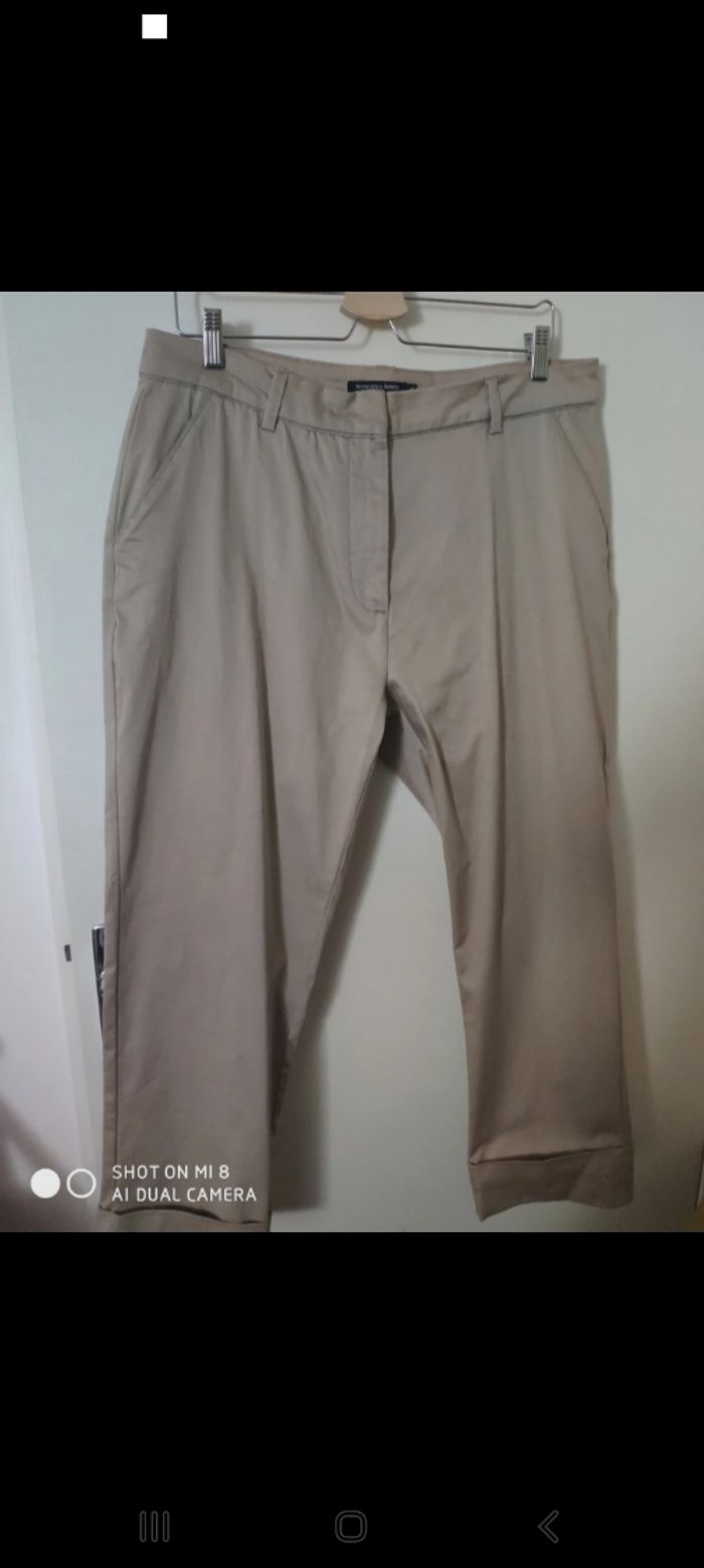 Pantalon monoprix beige - photo numéro 2