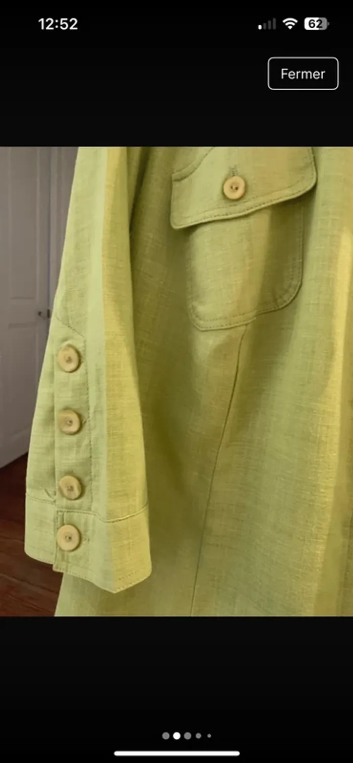 Robe/ Tunique  Taille 42 -très bon état / 55%lin /45% polyester - photo numéro 4