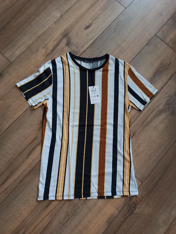 Tee shirt a rayures homme M