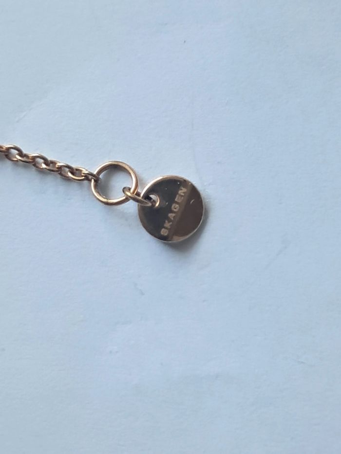 Bracelet en acier doré et nacre Skagen - photo numéro 6