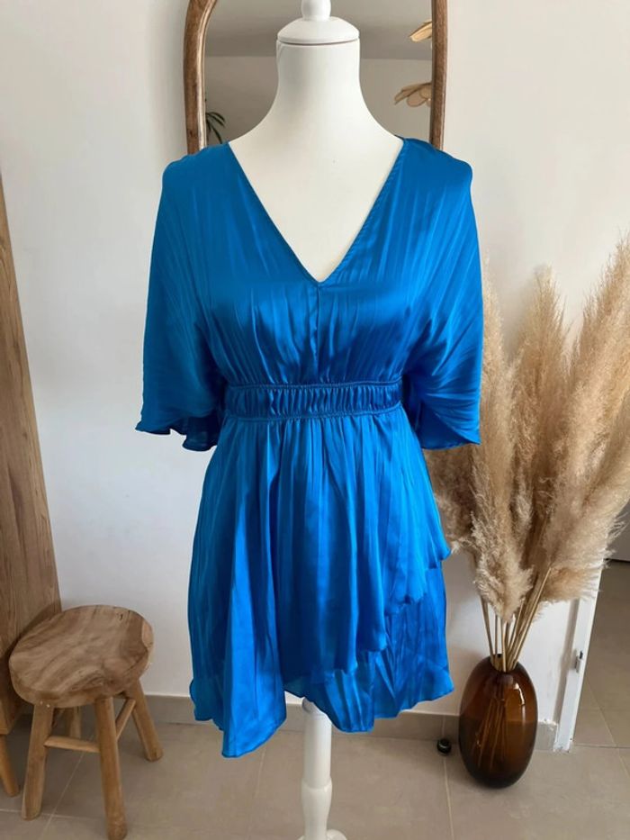 Combi short bleu électrique Zara neuf - photo numéro 4