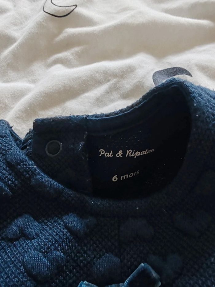 robe marine à cœurs 6 mois - photo numéro 2