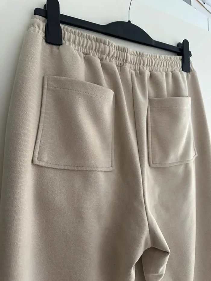 Pantalon joggers beige casual homme Fashion Nova taille L - photo numéro 6