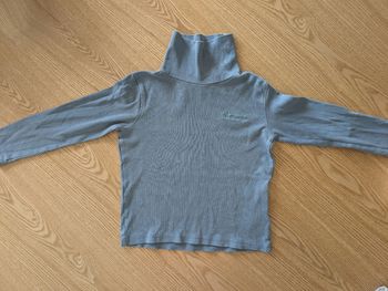 Tee shirt col roulé manches longues
