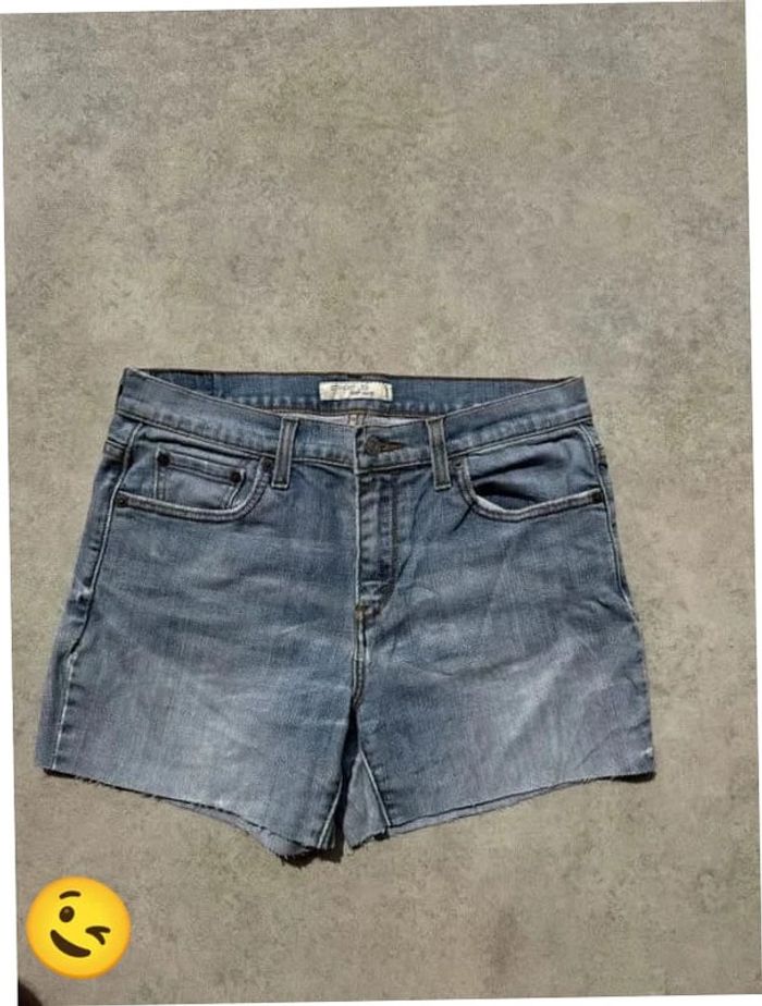 Short Levi's 550 W30 FR40 Bleu femme women #SHO115 - photo numéro 2