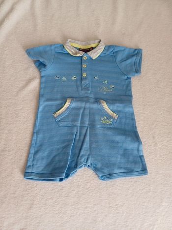 Barboteuse bleu 9 mois