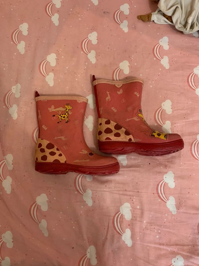 Botte pluie girafe  taille 29 - photo numéro 3