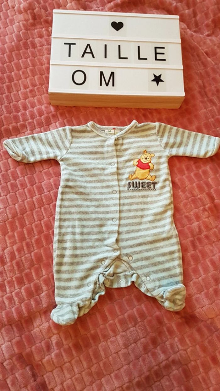 Pyjama grenouillère bébé naissance Winnie l'ourson