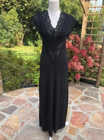 Robe Zara neuve longue noir taille S