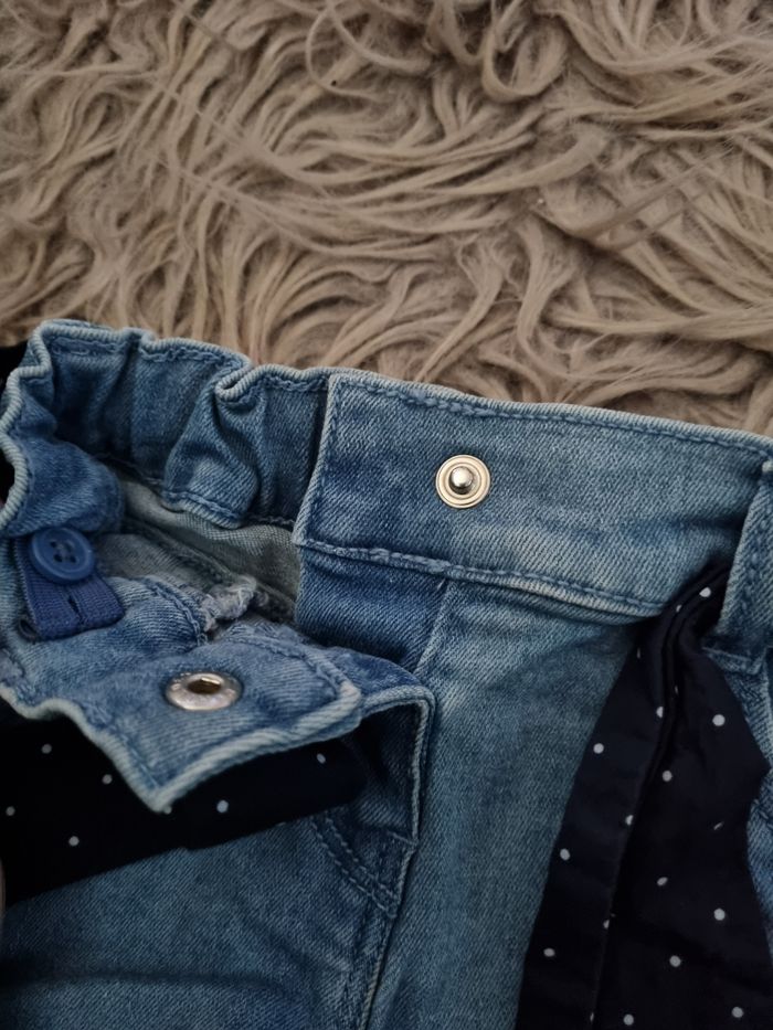 Short en jean avec ceinture 9mois - photo numéro 3