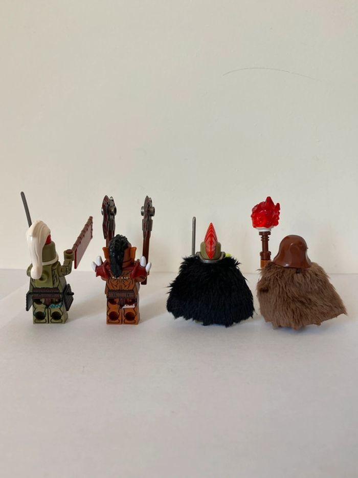 Figurine type lego 4 Orcs. World of Warcraft - photo numéro 6
