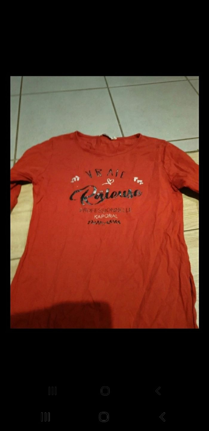 T-shirt fille kaporal 14 ans - photo numéro 2