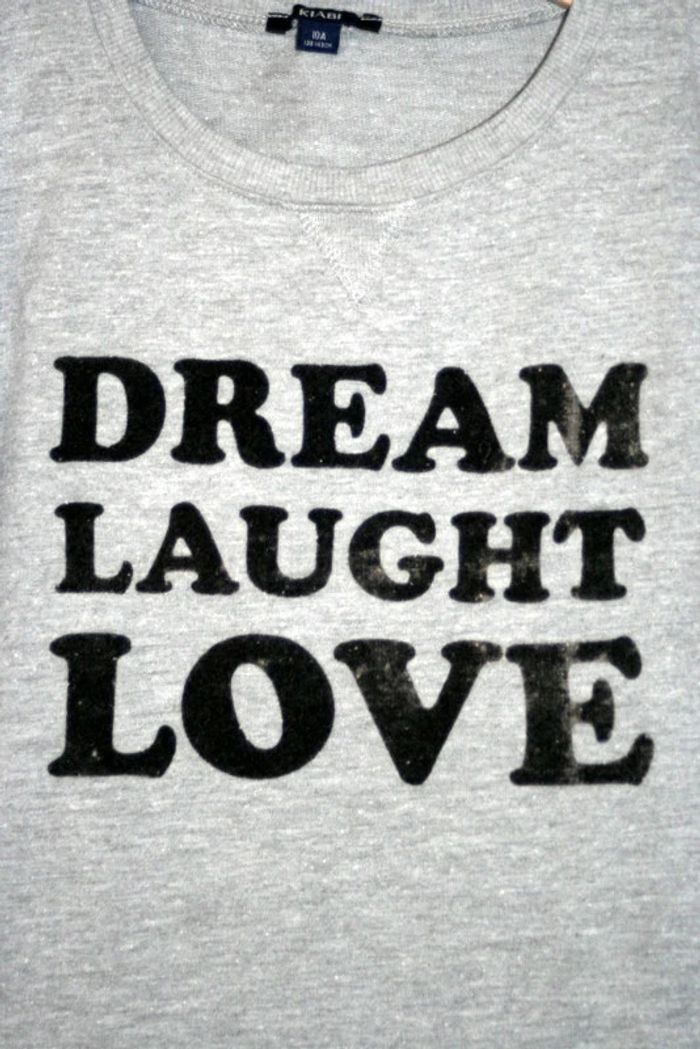 Sweat manches courtes Kiabi 10 ans - photo numéro 2