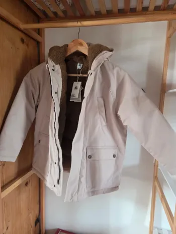 Manteau rose petit bateau