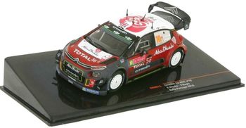 VOITURE CITROEN C3 WRC NO.10 RALLYE PORTUGAL 2018 MEEKE/NAGLE 1/43 IXO MODELS RAM675