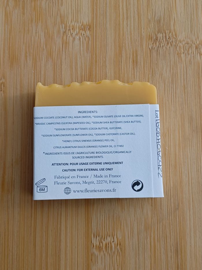 Savon miel et fleur d'oranger - photo numéro 4