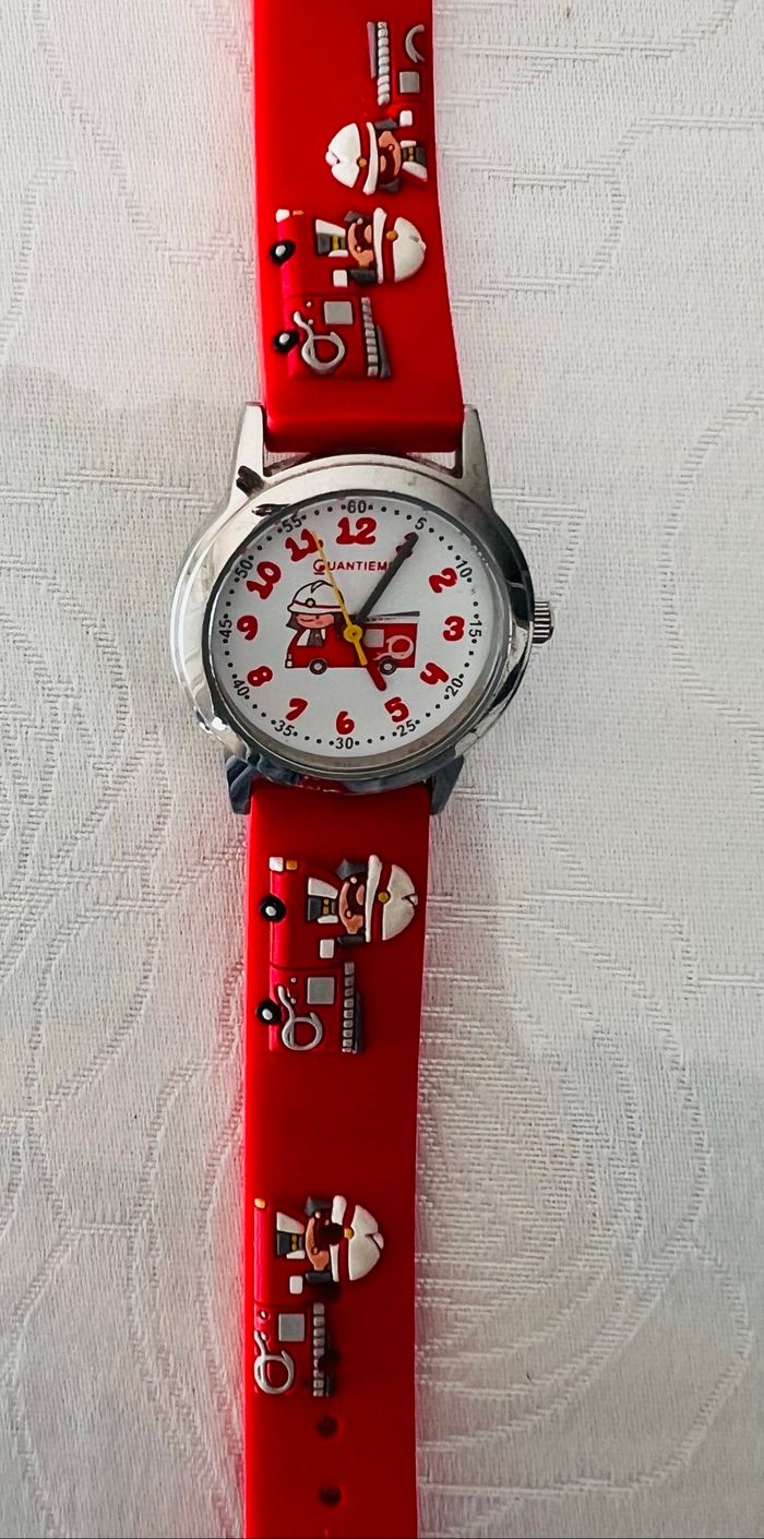 Lot 2 montres pompiers enfant garçon - photo numéro 4