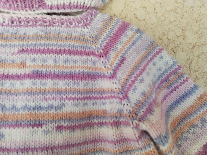 Bébé Layette Ensemble Brassière/Gilet et son Bonnet assorti - photo numéro 4