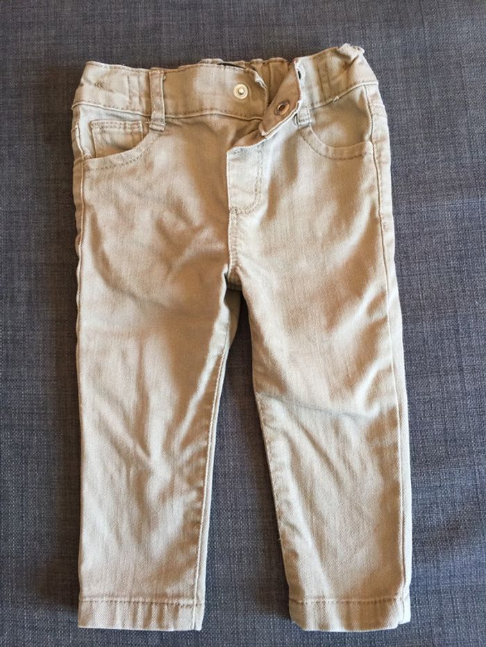 Pantalon bébé beige