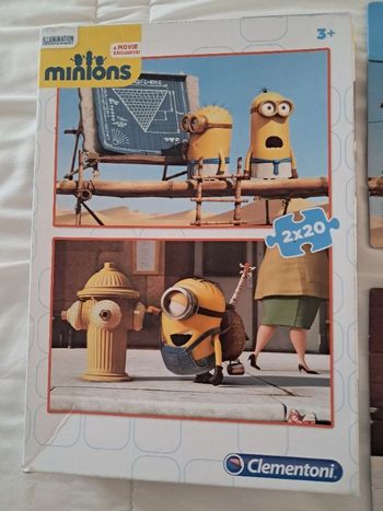 Puzzle 2×20 pièces Minions