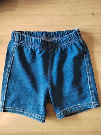 Short léger effet jean