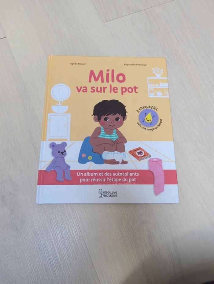 Milo va sur le pot