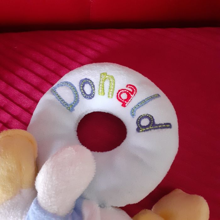 Doudou-peluche Donald avec grelot *Disney - photo numéro 2