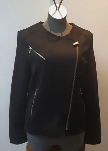 Perfecto Jessy en suédine à franges