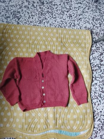 Veste garçon  8 ans fait main 