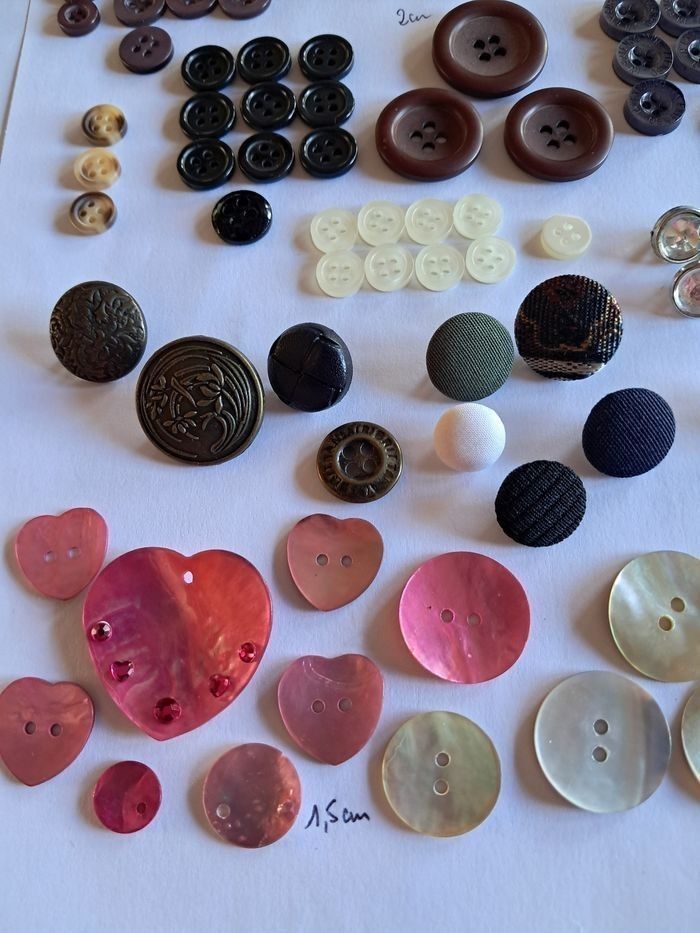 Lot de boutons de couture - photo numéro 2