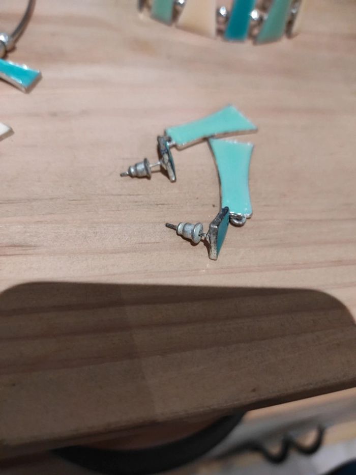 Parure de bijoux turquoise - photo numéro 6