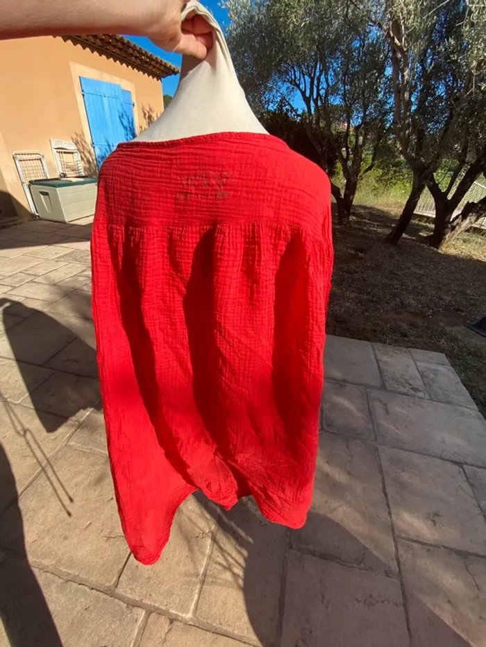 Blouse, tunique, ample et légère, mino dusud - photo numéro 7