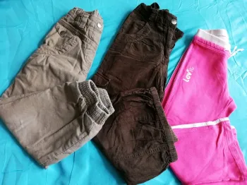Lot de  pantalons fille