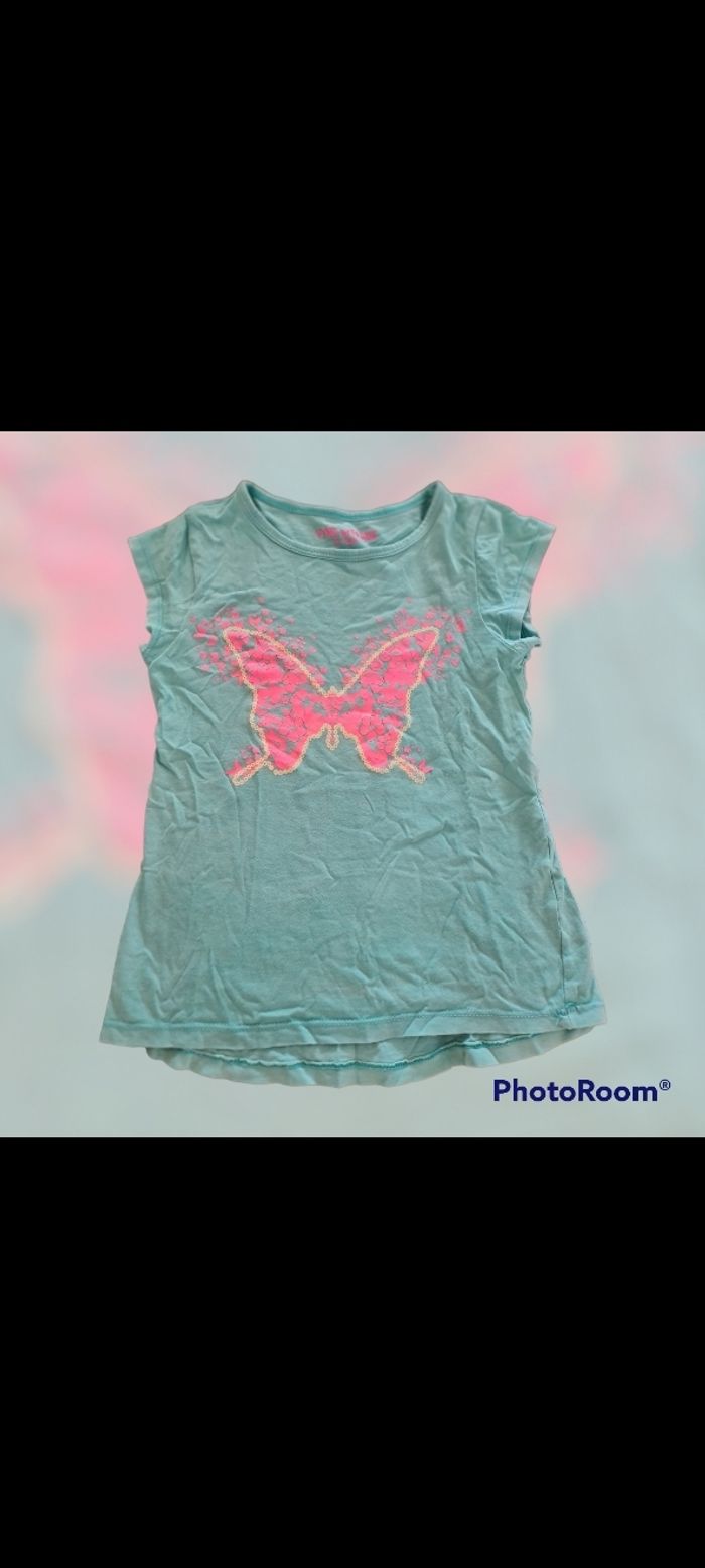 Tee shirt fille Vynil Fraise 8 ans