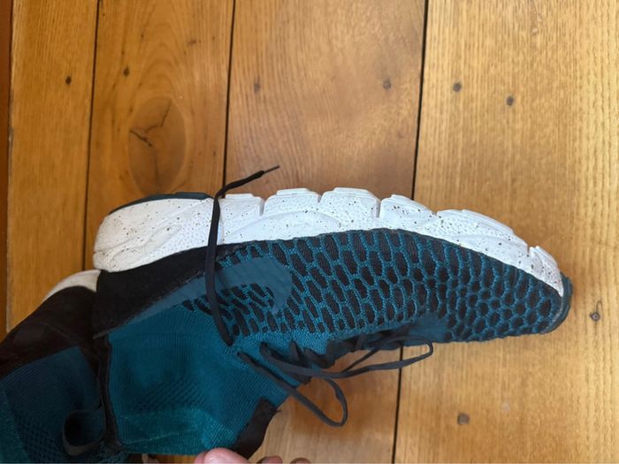 Nike air footscape majista flyknit turquoise en très bon état taille 42,5 - photo numéro 3