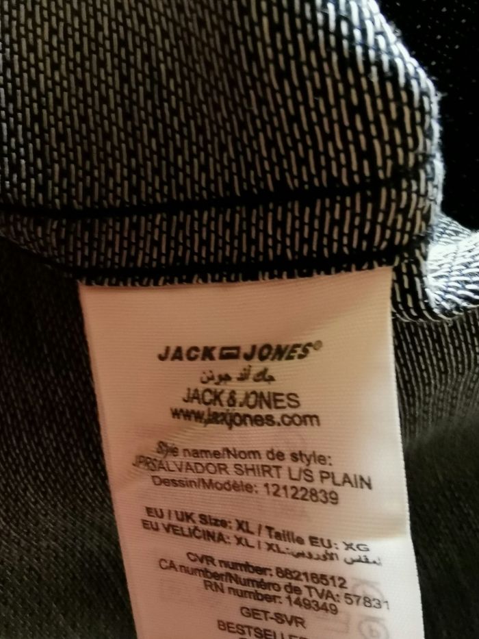 Chemise bleu marine Jack & Jones T Xl - photo numéro 8