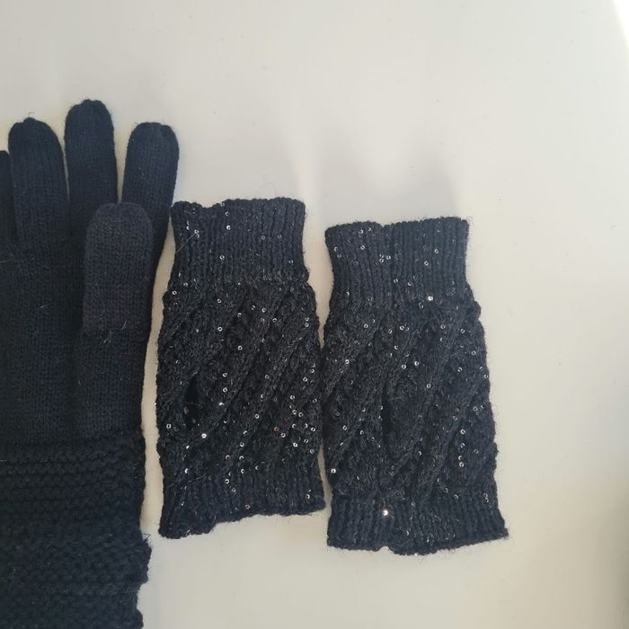 Gants mitaines noirs gemo - photo numéro 8