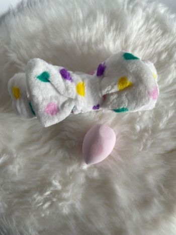 Lot Bandeau + éponge à maquillage