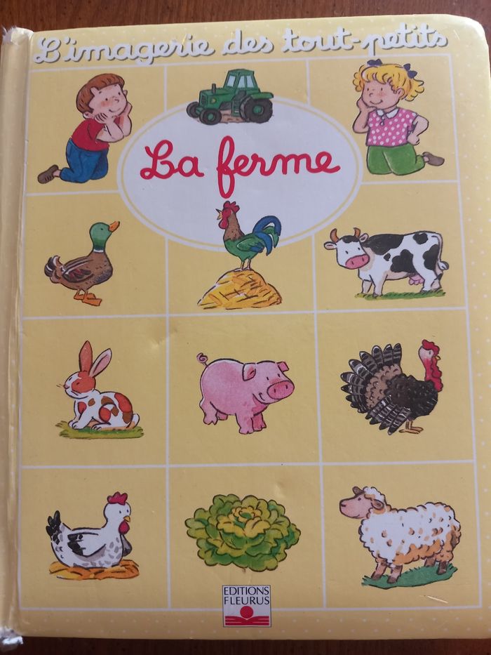 Livre l'imagerie des tout petits la ferme - photo numéro 2